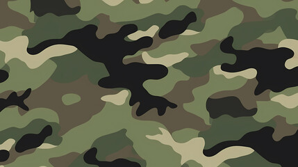 Fototapeta premium Camouflage seamless pattern