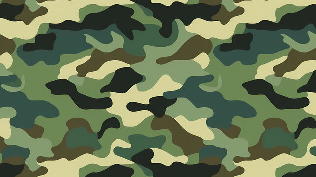 Camouflage pattern illustration