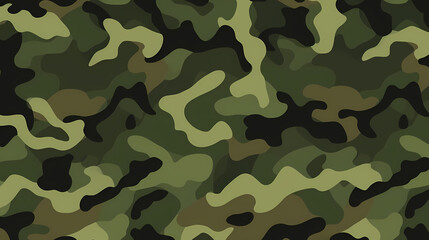 Fototapeta premium Camouflage pattern illustration