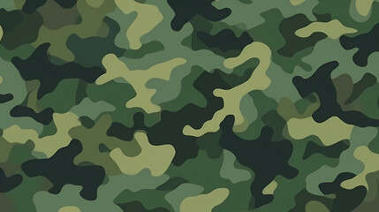 Fototapeta premium Camouflage pattern illustration
