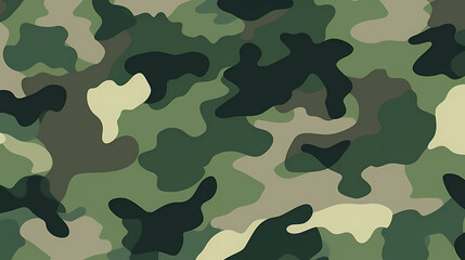 Fototapeta premium Camouflage pattern illustration