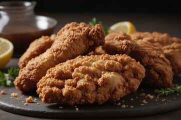 Fried chicken chops picture