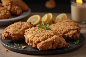 Delicious fried chicken chops picture