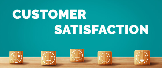 Customer review satisfaction feedback survey concept. User give rating to service experience on...