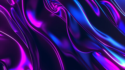 3d rendered abstract holographic Liquid Gradient Colorful Background
