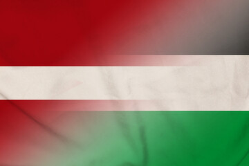 Latvia and Jordan government flag international negotiation JOR LVA