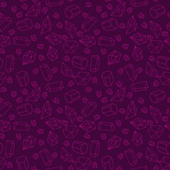 Summer cartoon geometric seamless crystals pattern for fabrics and linens and kids clothes print and festive