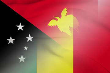 Papua New Guinea and Mali national flag international contract MLI PNG
