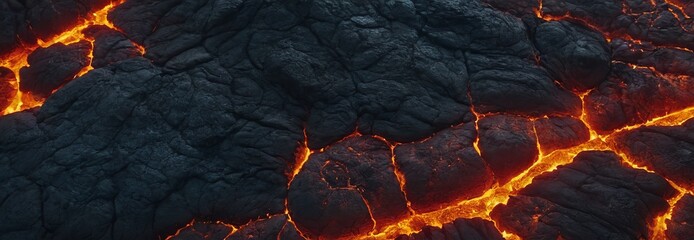 Lava texture, cracks in dried lava. Abstract background. Concept for projects, covers, designs, posters or websites.