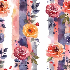 Frühlingsblumen mit Streifenmuster © Gogi