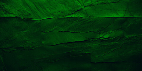 Craft green paper texture background banner with copy space, wallpaper ad design abstract dark surface close-up backdrop