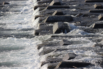 川の流れ・堰堤