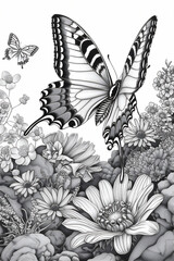 coloring pages of butterfly