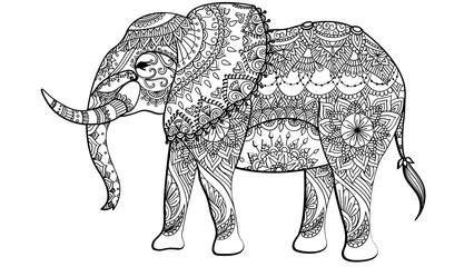 Black and White Animals