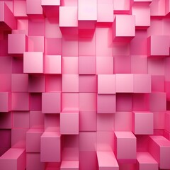 Abstract Pink Squares design background
