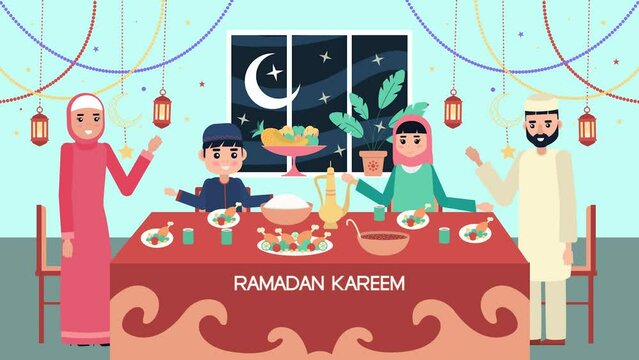 ramadan Mubarak Iftar time 