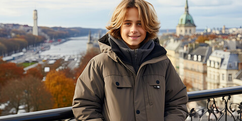 A teenager with a dreamy look that takes him into the world of fantasies and opportuni