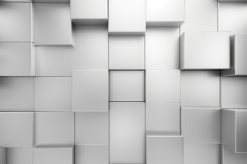 Abstract Silver Squares design background