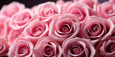 The delicate petals of a rose, each one unfolding to reveal its soft, velvety texture and sweet