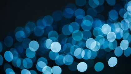 blue bokeh abstract background