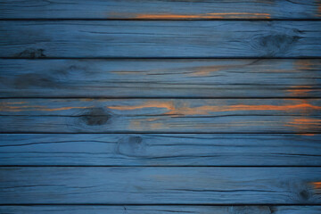 blue and orange and dark and dirty wood wall wooden plank board texture background