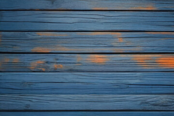 blue and orange and dark and dirty wood wall wooden plank board texture background