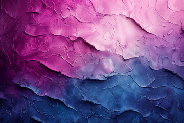 Pink and blue plaster texture.