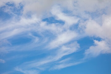 Obraz premium Dramatic sky with beautiful and exotic clouds