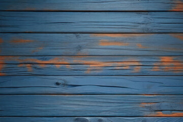 blue and orange and dark and dirty wood wall wooden plank board texture background