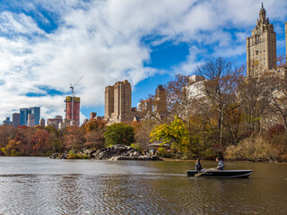 Central Park jesienią (Nowy Jork) - obrazy, fototapety, plakaty