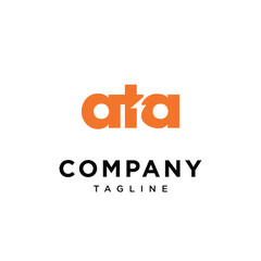 ATA electricity logo icon vector template.eps