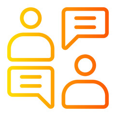 comment gradient icon