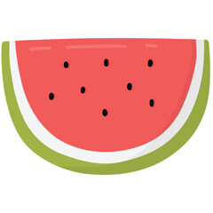 illustration of watermelon