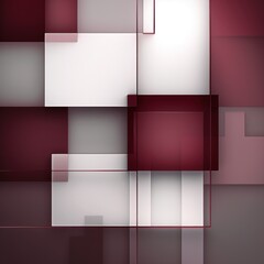 An abstract background with Magenta and white squares, in the style of layered geometry