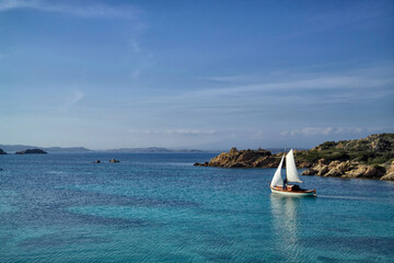 sailing boat on the sea, Caprera Porto Palma. Gallura (OT) © antasfoto