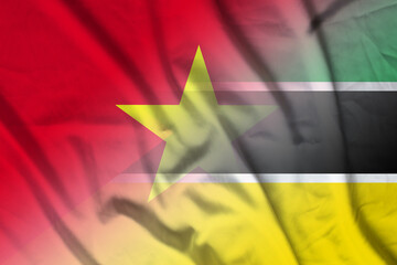 Vietnam and Mozambique government flag international relations MOZ VNM
