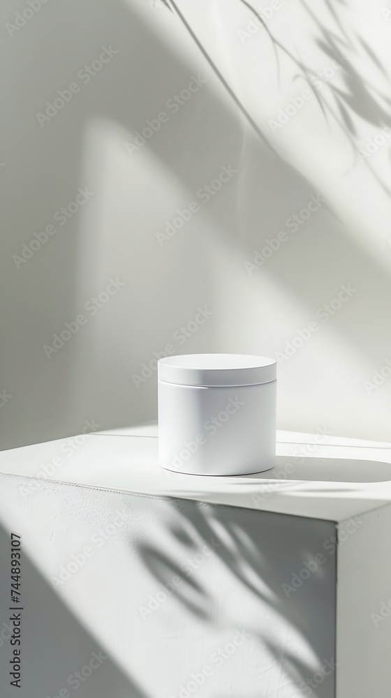 Aufkleber generative ai : a blank mock up product, mock up, on background