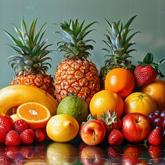 Reflections of Freshness: Tropical Bounty