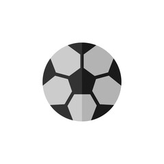 Football Icon Flat Design Simple Sport Vector Perfect Web and Mobile Illustration