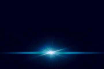 Abstract blue background with rays