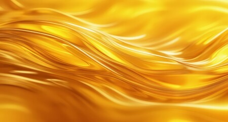  Vibrant gold abstract wave, perfect for luxury branding