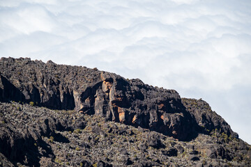 Majestic Mountain Peaks Above the Clouds