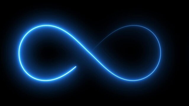 infinity neon looping animated icon infinity neon icon animated 4k