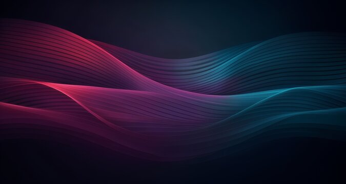  Vibrant abstract waves in motion