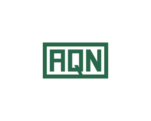 AQN logo design vector template