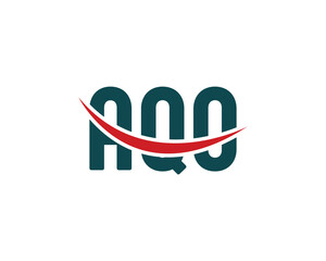 AQO logo design vector template