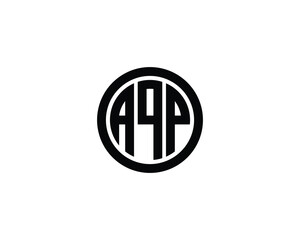 AQP logo design vector template