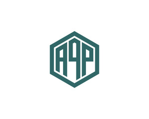 AQP logo design vector template