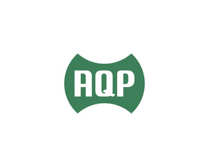 AQP logo design vector template
