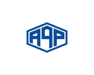 AQP logo design vector template